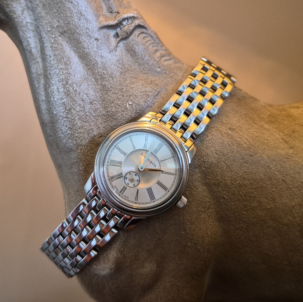 Tiffany & Co. Mark Resonator Quartz Watch + Case/Booklet